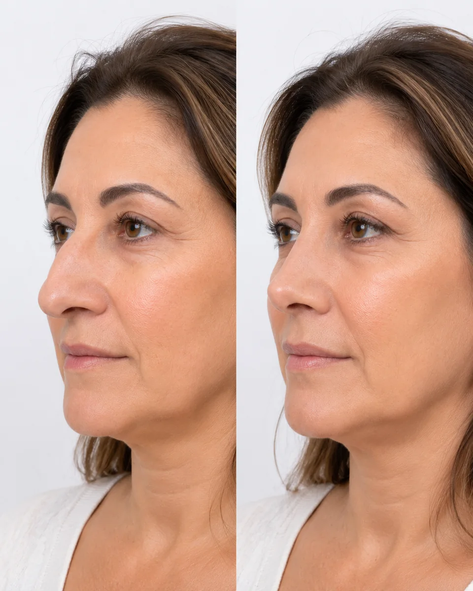 Antes e depois · Caso 2